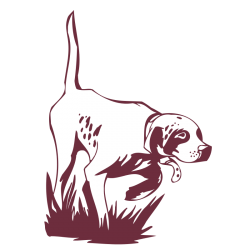 Sticker Chien de Chasse à l'arrêt