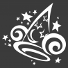 Sticker chapeau Disney