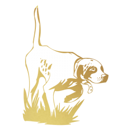 Sticker Chien de Chasse à l'arrêt