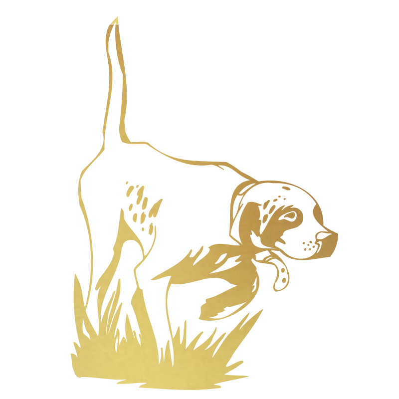 Sticker Chien de Chasse à l'arrêt