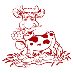 Sticker Vache