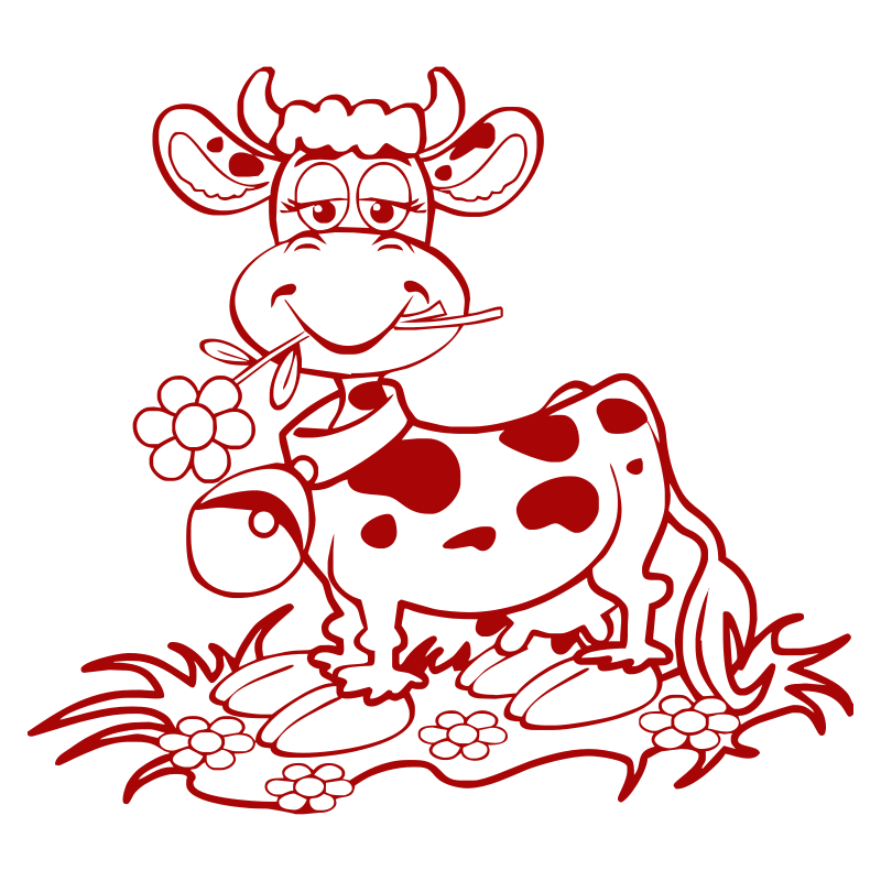 Sticker Vache