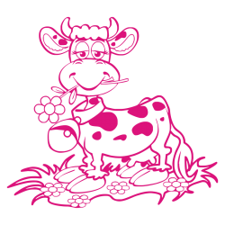 Sticker Vache