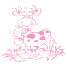 Sticker Vache