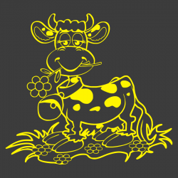 Sticker Vache