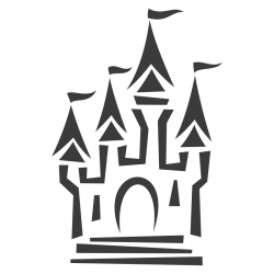 Sticker château Disney