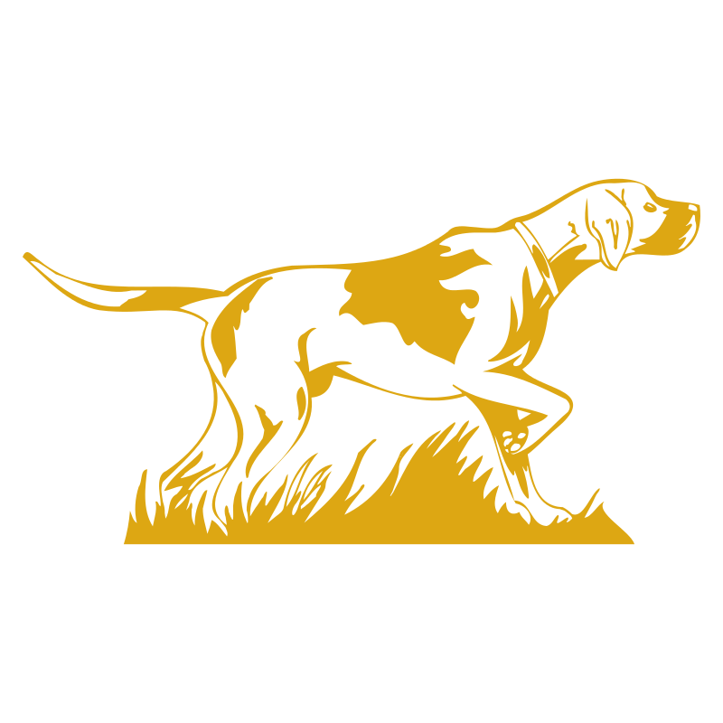 Sticker Chien de Chasse à l'arrêt N°2
