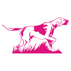 Sticker Chien de Chasse à l'arrêt N°2