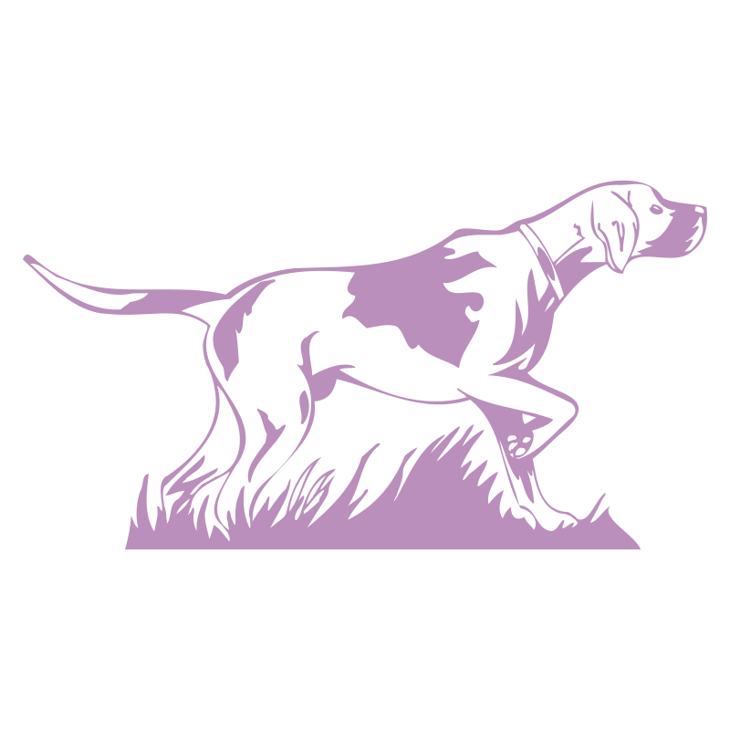 Sticker Chien de Chasse à l'arrêt N°2