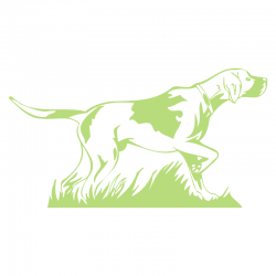 Sticker Chien de Chasse à l'arrêt N°2