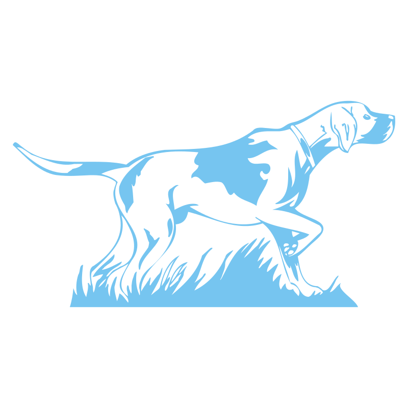 Sticker Chien de Chasse à l'arrêt N°2