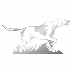 Sticker Chien de Chasse à l'arrêt N°2