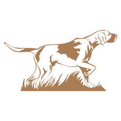 Sticker Chien de Chasse à l'arrêt N°2