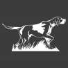 Sticker Chien de Chasse à l'arrêt N°2