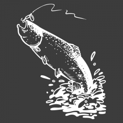 Sticker Pêche à la Truite