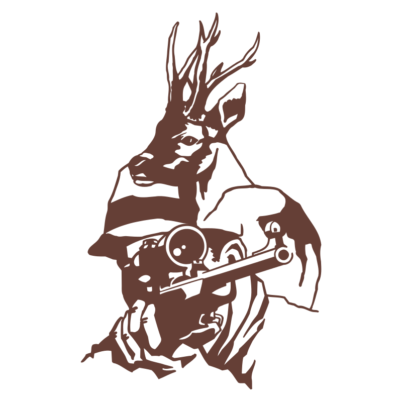 Sticker Chasseur grand Gibier