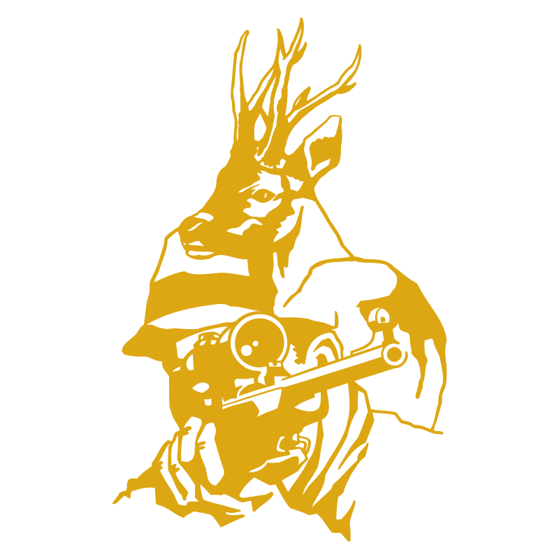 Sticker Chasseur grand Gibier