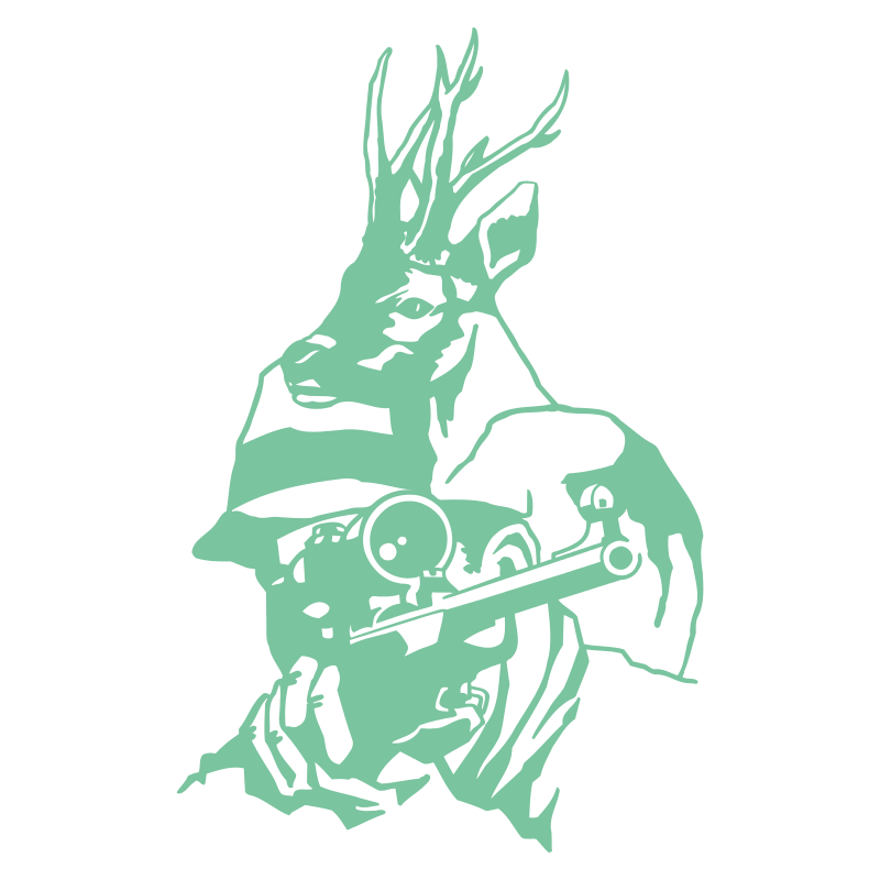 Sticker Chasseur grand Gibier