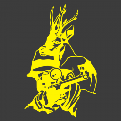 Sticker Chasseur grand Gibier