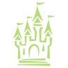 Sticker château Disney