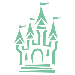 Sticker château Disney