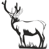 Stickers Cerf N°2