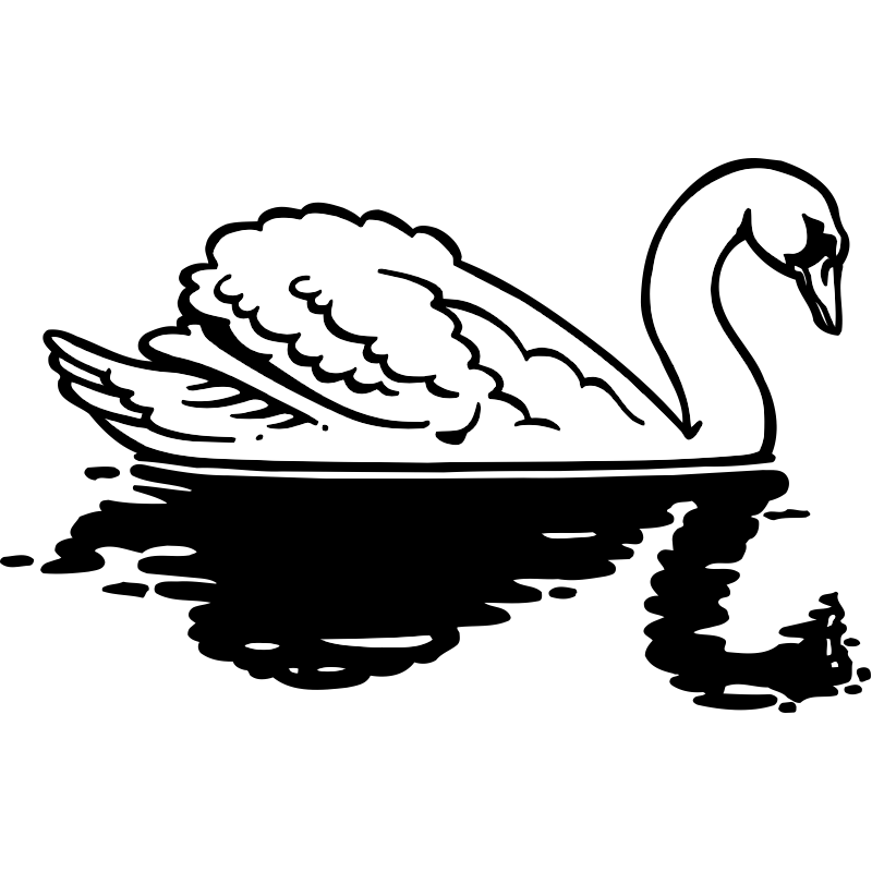 Sticker Cygne