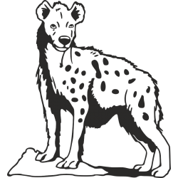 Sticker Hyène