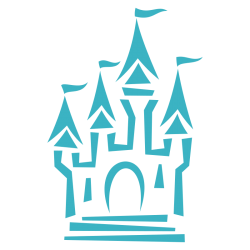 Sticker château Disney