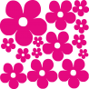 Planche de Stickers fleurs