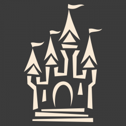 Sticker château Disney