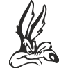 Sticker Vil le Coyote