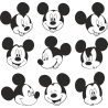 Planche de stickers de Mickey