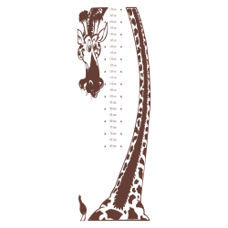Sticker toise girafe