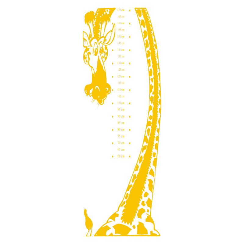 Sticker toise girafe