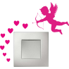 Sticker Cupidon pour interrupteur