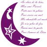 Sticker au clair de la lune mon ami Pierrot