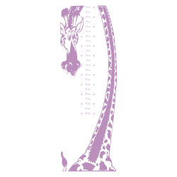 Sticker toise girafe