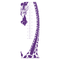 Sticker toise girafe