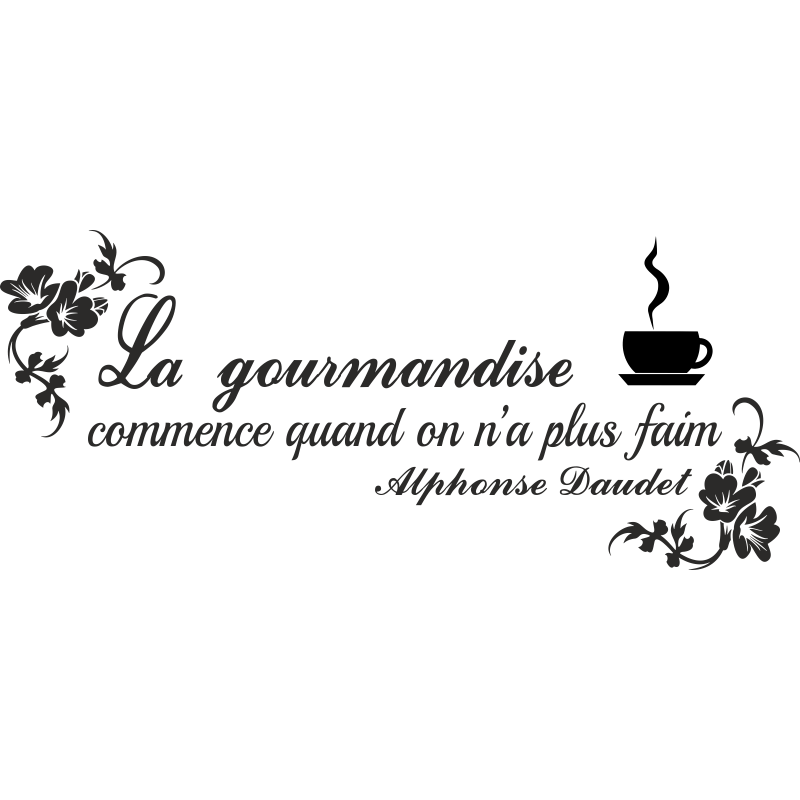 citation la gourmandise