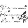 Sticker citation Vive - Rie - Ama