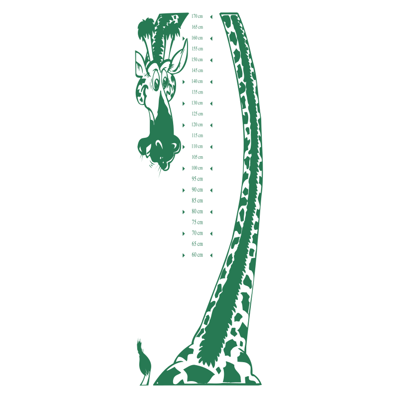 Sticker toise girafe