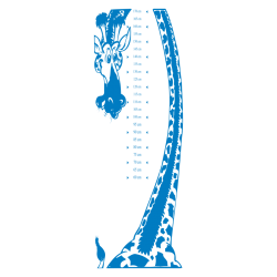 Sticker toise girafe