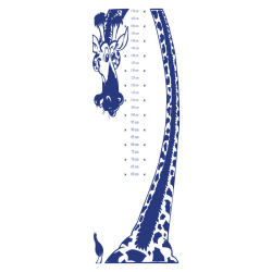 Sticker toise girafe