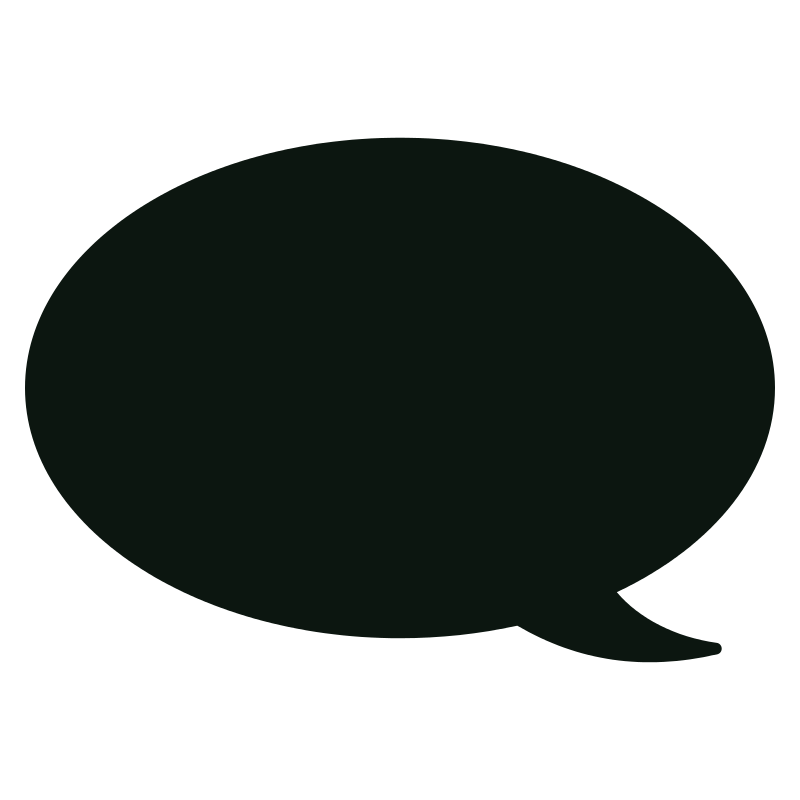 Sticker ardoise bulle