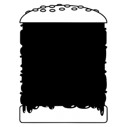 Sticker ardoise burger