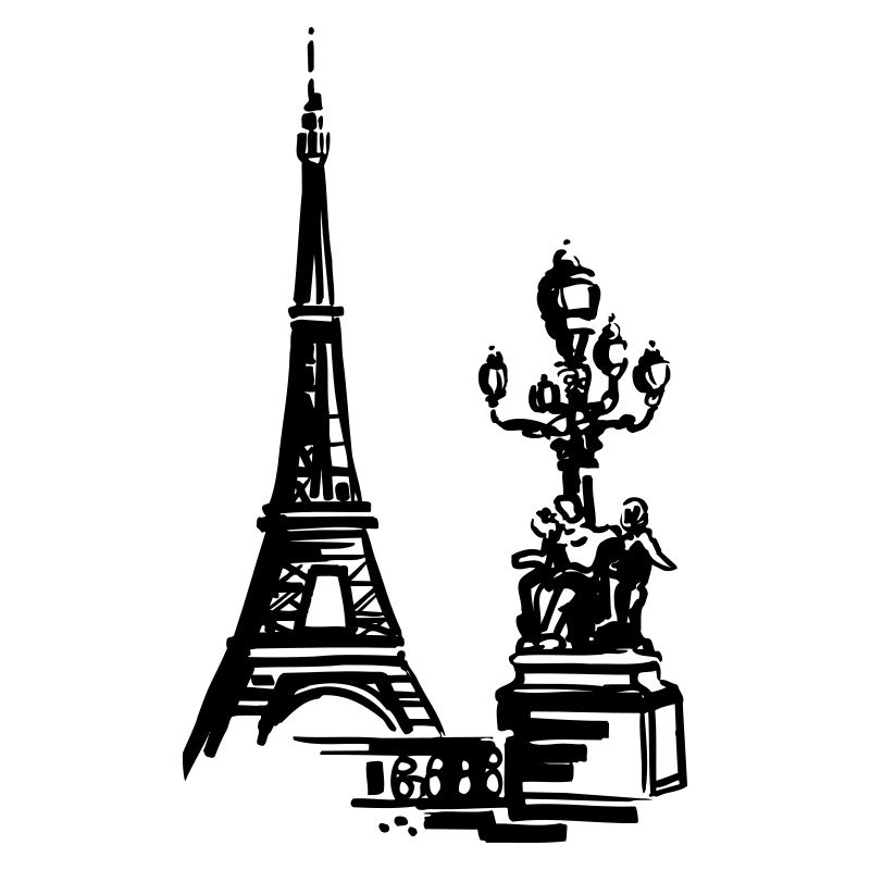 Sticker Ambiance Parisienne