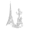 Sticker Ambiance Parisienne