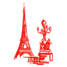 Sticker Ambiance Parisienne