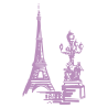 Sticker Ambiance Parisienne